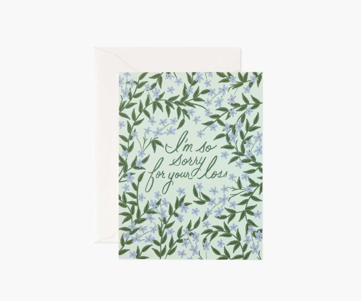 Rifle Paper Co. – Sympathy Card – Laurel