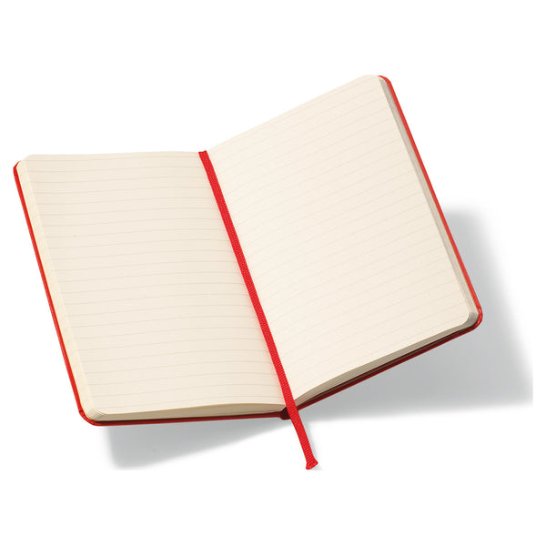 Moleskine Red Hard Cover Ruled Pocket Notebook (3.5″ x 5.5″)