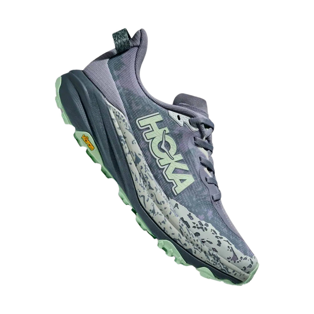 HOKA Women’s Speedgoat 6 Trail Running Shoes – Moonlight/ Thunder Cloud