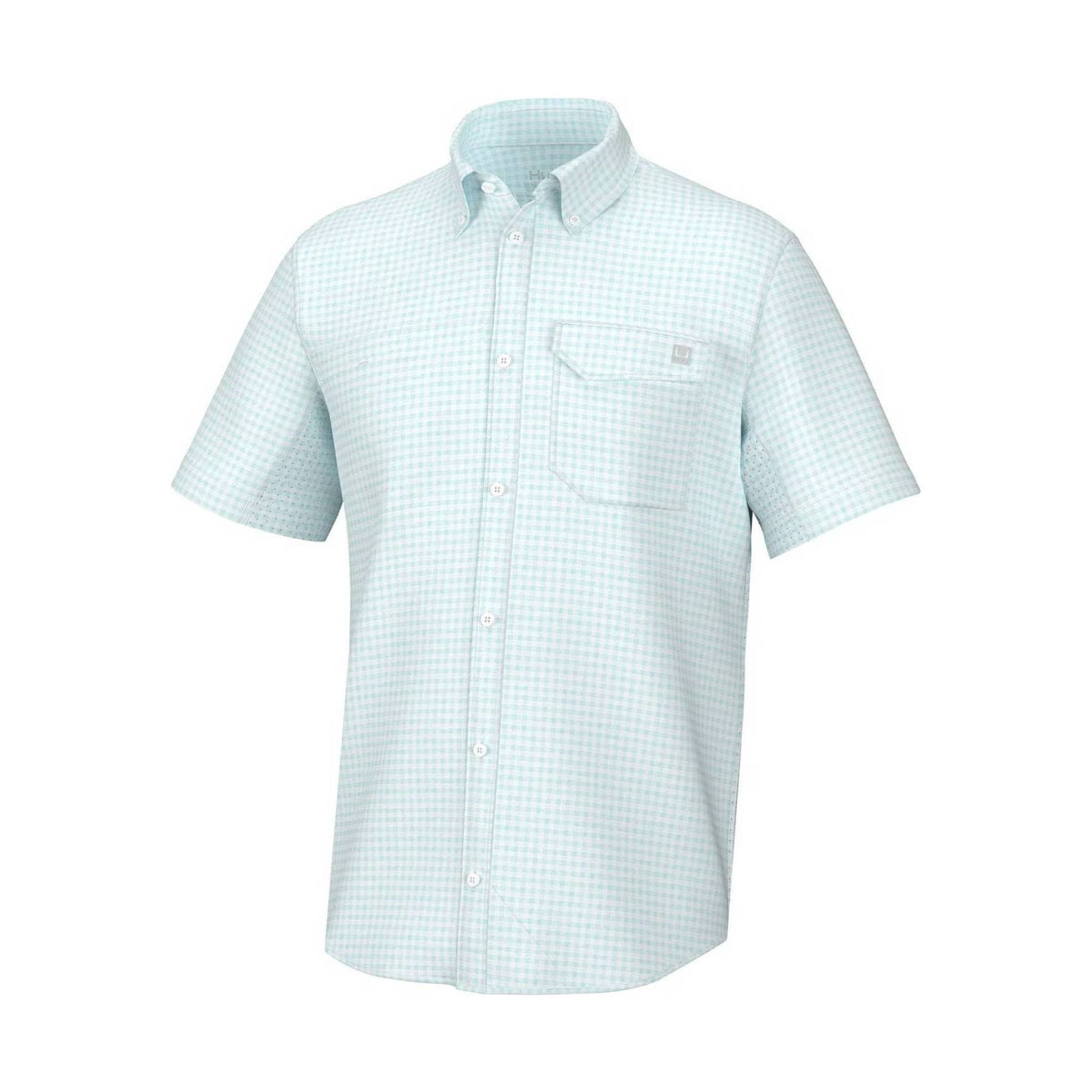 Huk Men’s Tide Point Break Short Sleeve Minicheck – Island Paradise