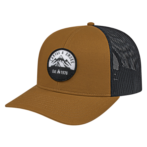 Cap America Custom Embroidered Hat with Logo – Poly/Cotton Mesh Back Cap i3038