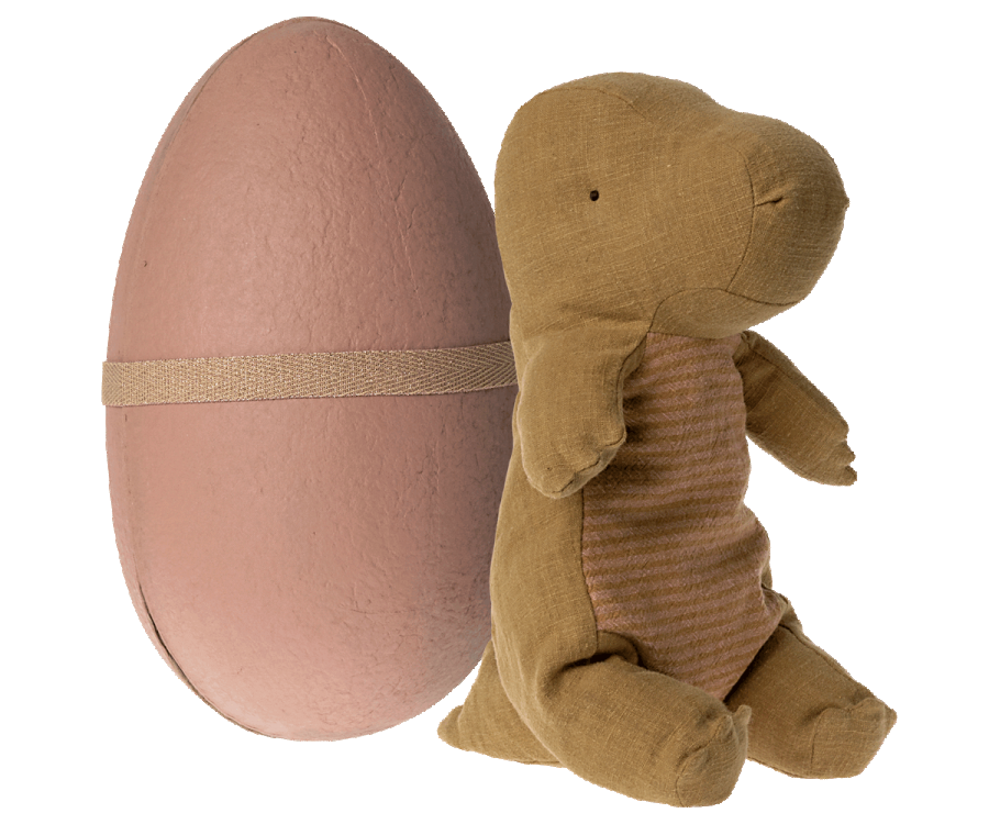 Maileg – Gantosaurus in Egg, Medium – Ocher