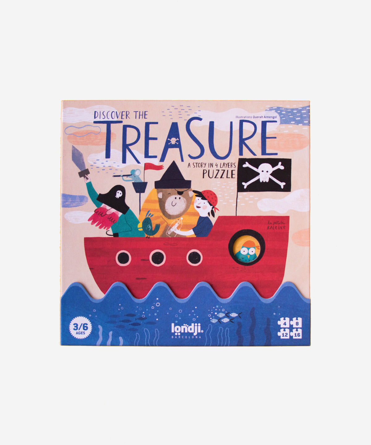 Londji – Discover the Treasure 40pcs 4 layer puzzle