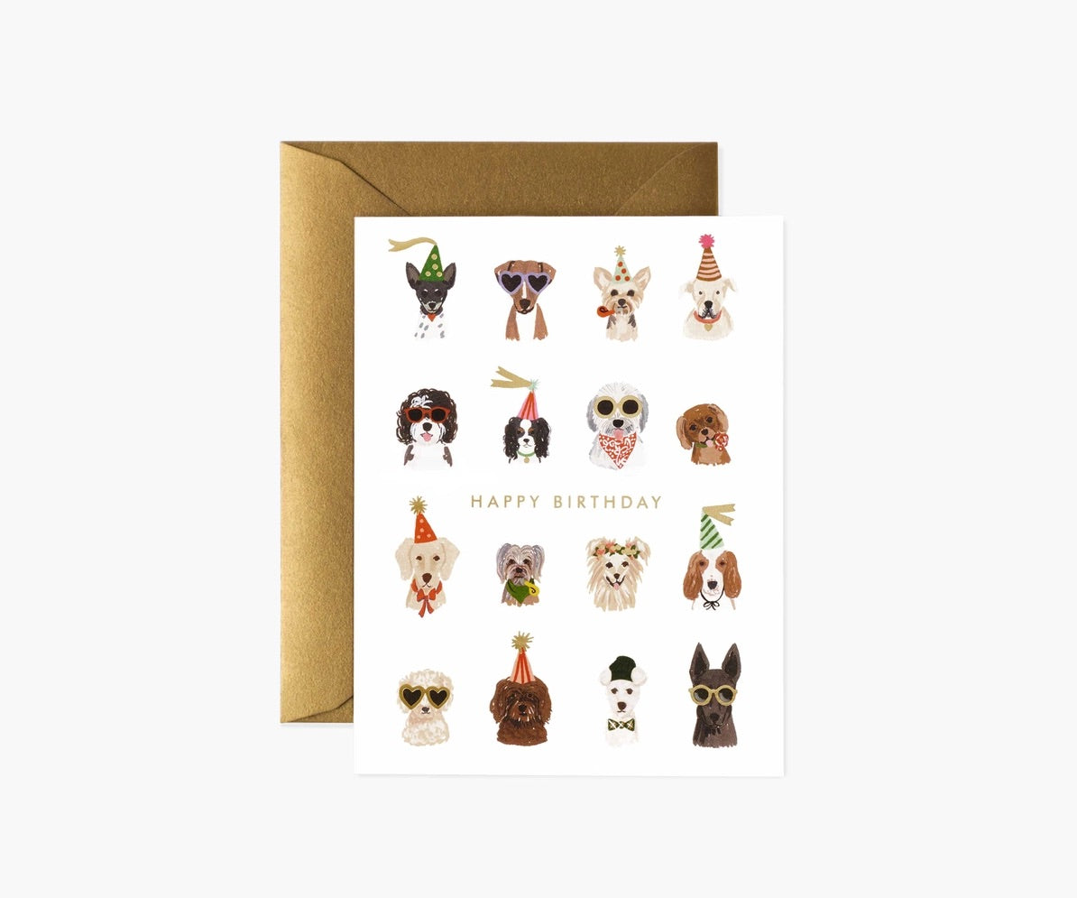 Rifle Paper Co. – Party Pups Birthday Card