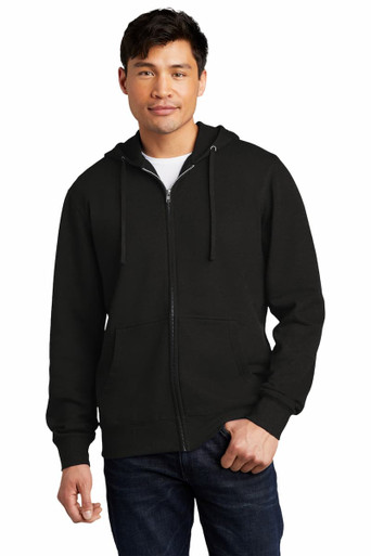 District DT6102 V.I.T. Fleece Full Zip Hoodie