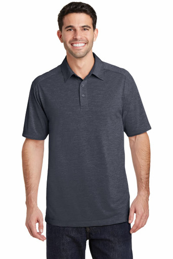 Port Authority K574 Digi Heather Performance Polo