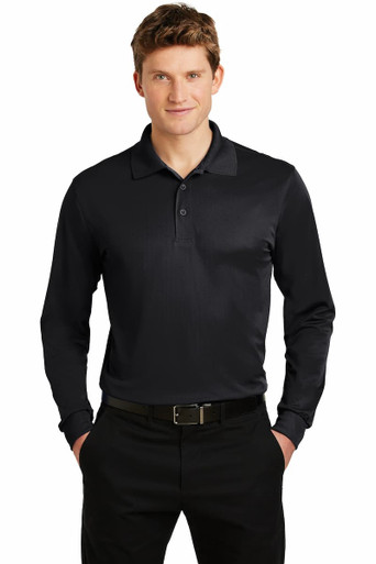 Sport-Tek ST657 Long Sleeve Micropique Sport Wick Polo