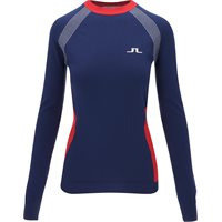 Ladies J. Lindeberg Josette Knit Team USA Sweater in Estate Blue