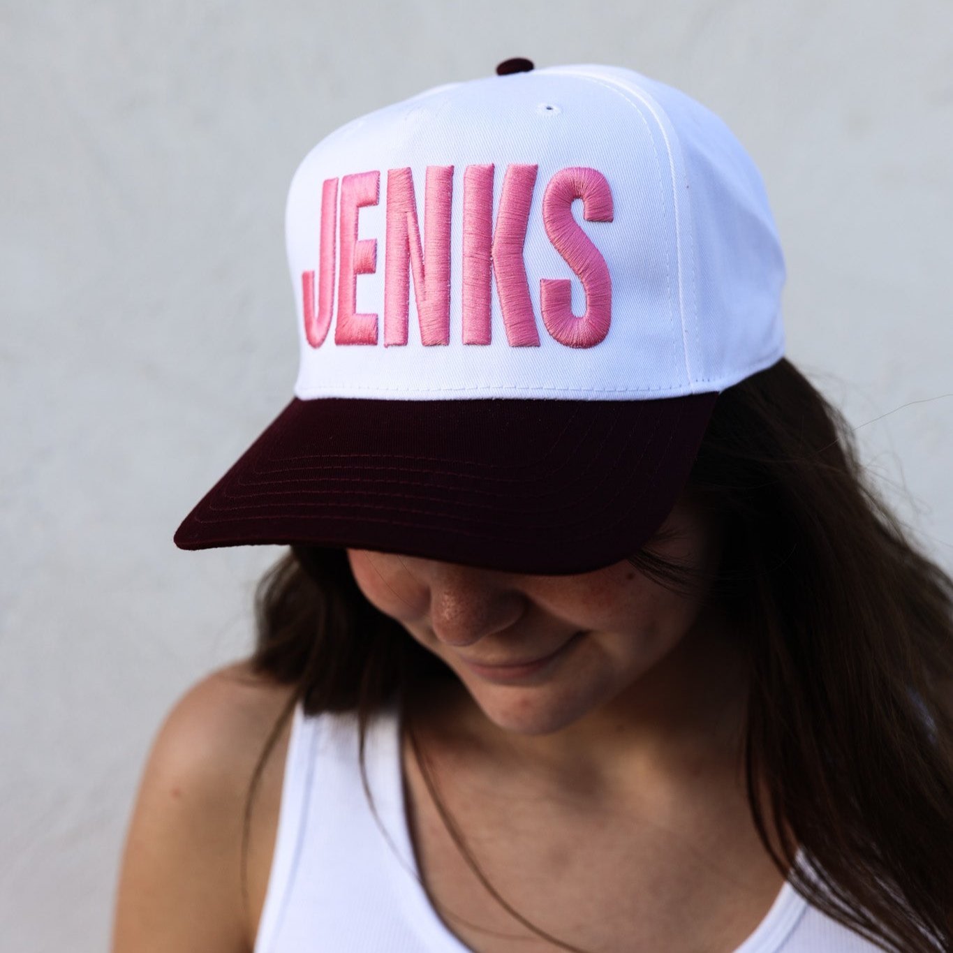 JENKS in Pink Hat