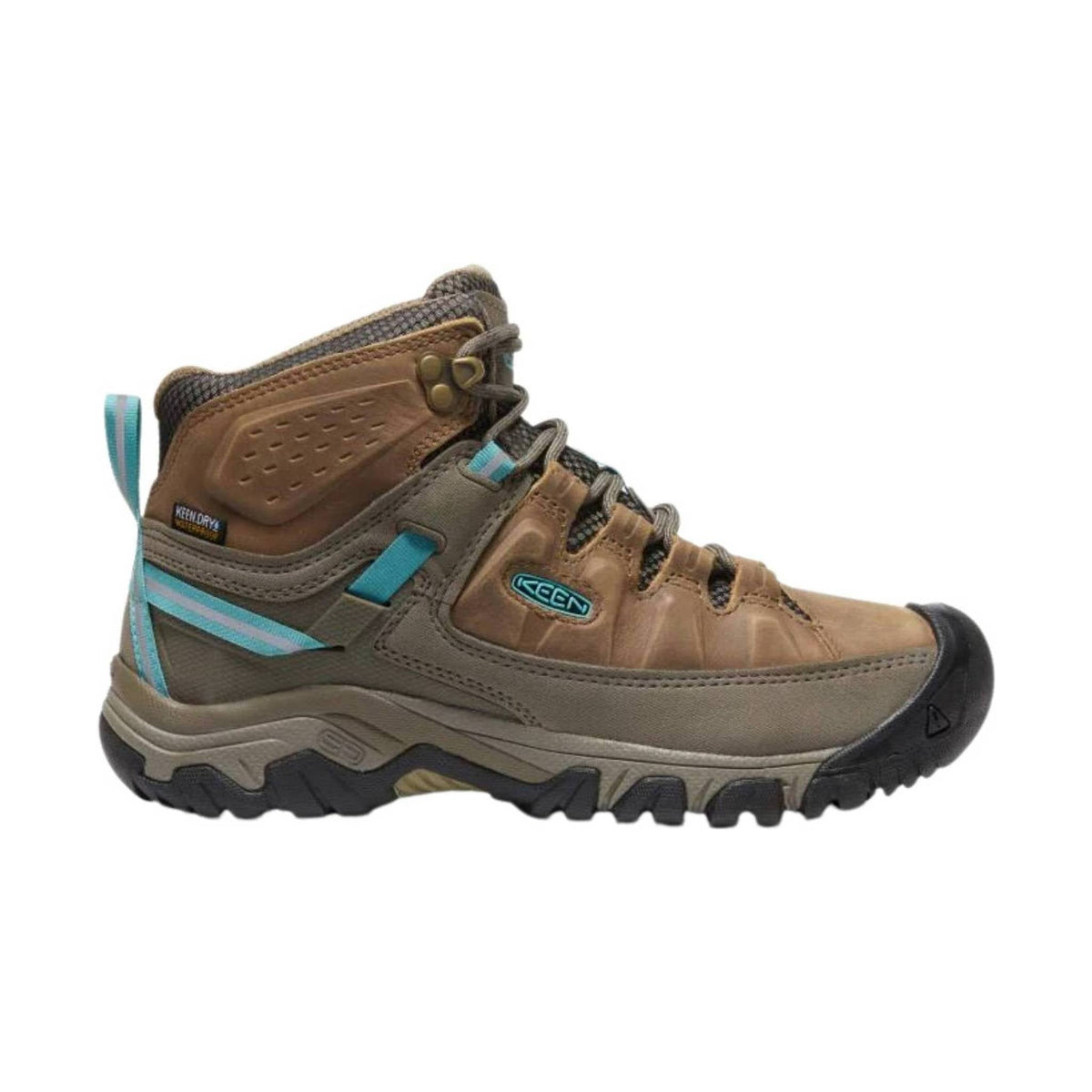 KEEN Women’s Targhee III Mid Waterproof Boot – Toasted Coconut/Porcelain – ONLINE STORE CREDIT/EXCHANGE ONLY