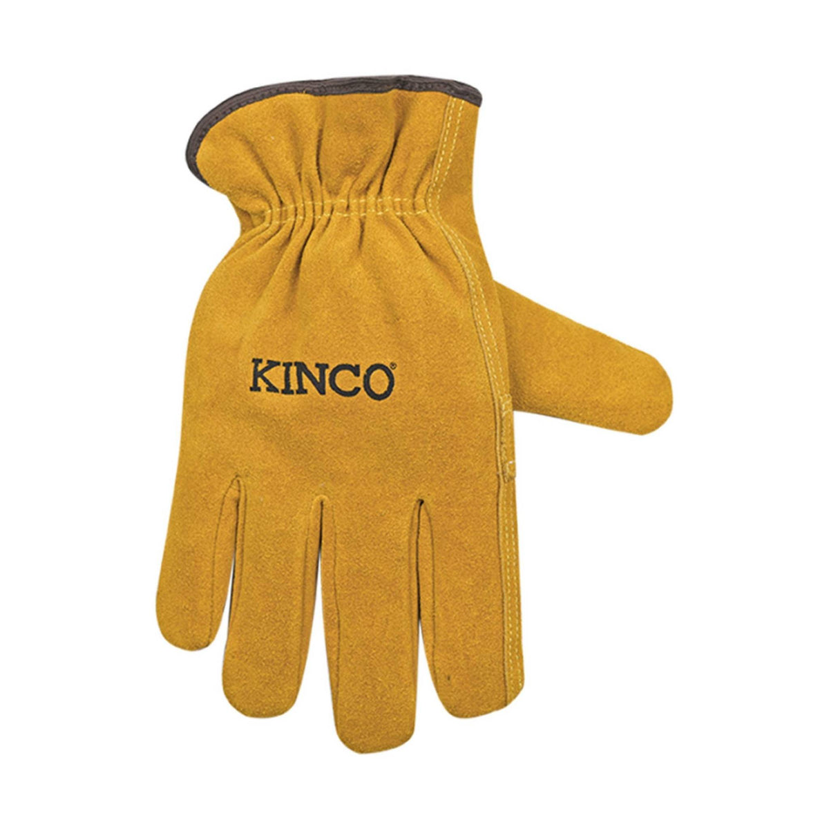 Kinco Men’s Lined Suede Cowhide Driver Gloves – Golden