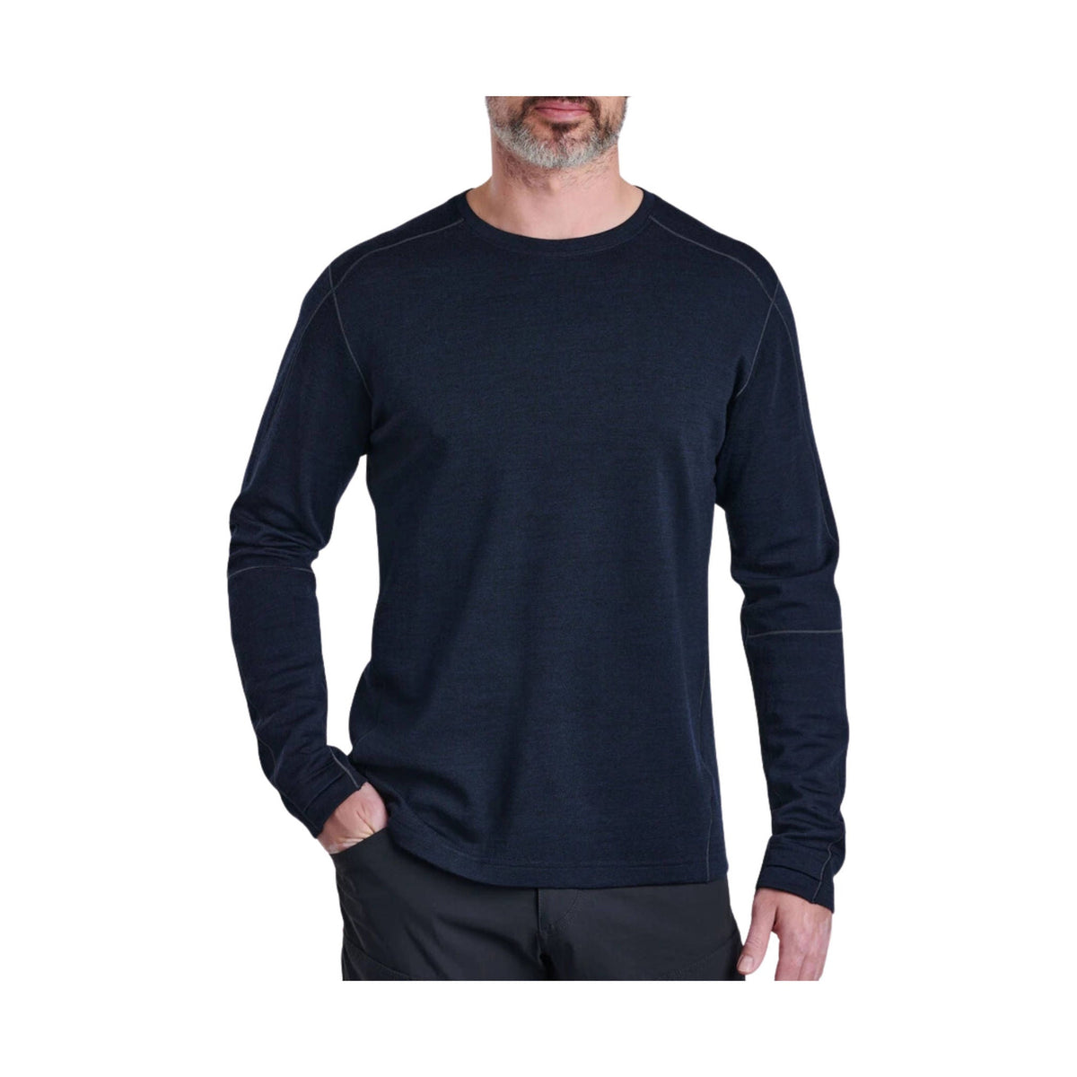 Kuhl Men’s Invigoratr Merino Crew – Pirate Blue