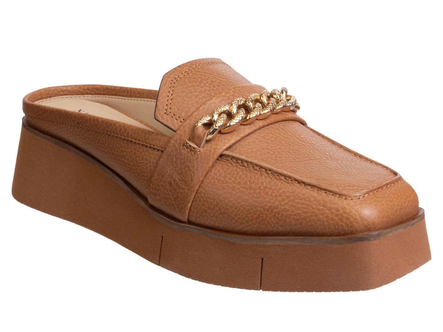 NAKED FEET – ELECT in BROWN Platform Mules