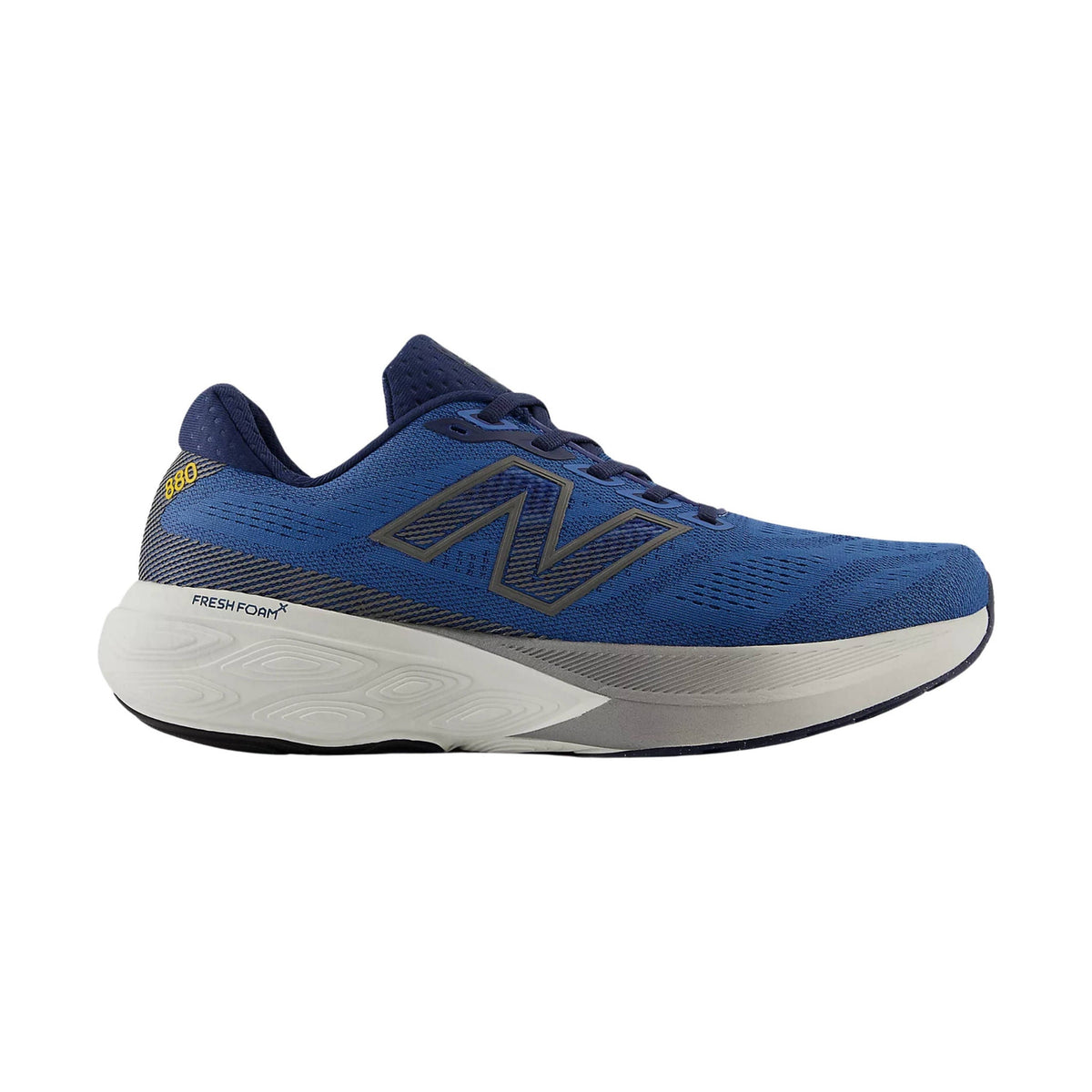 New Balance Men’s Fresh Foam X 880v15 Running Shoes – Sea Stone With NB Navy and Marmalade