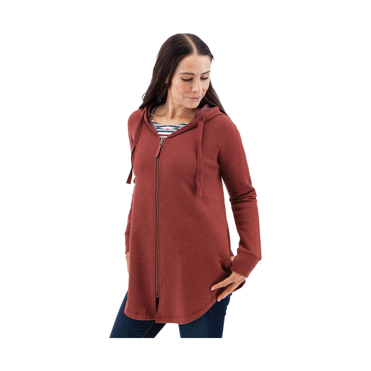 Old Ranch Women’s River Oversized Fleece Hoodie – Sun-Dried Tomato – ONLINE STORE CREDIT/EXCHANGE ONLY