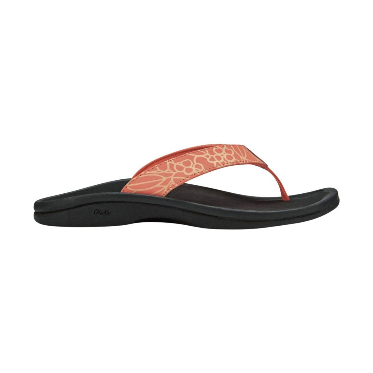 Olukai Women’s Ohana Flip Flop – Fusion Coral/Onyx