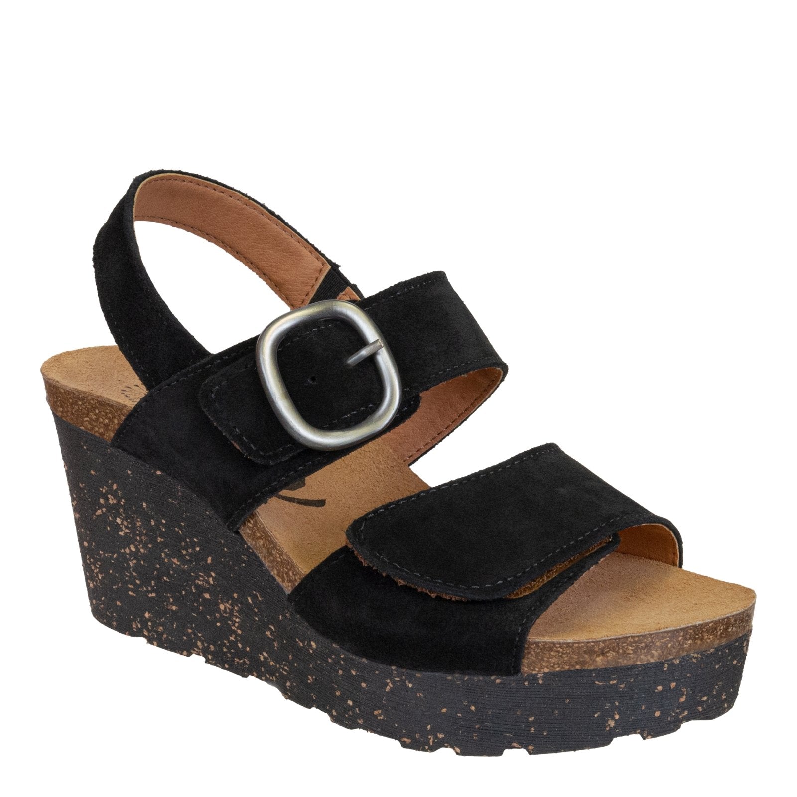 OTBT – PEASANT in BLACK Wedge Sandals