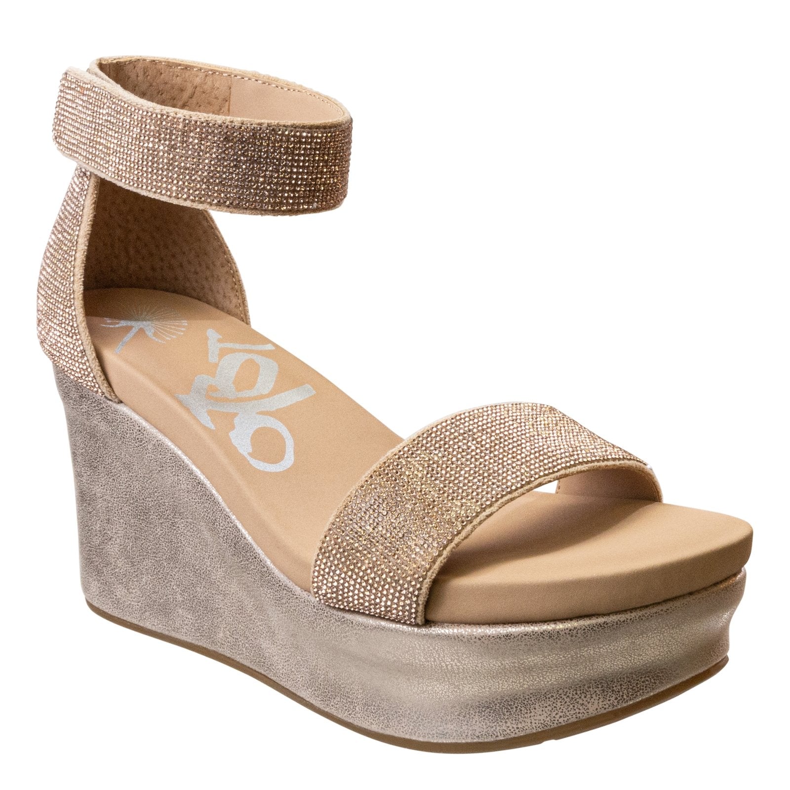 OTBT – STATUS in ROSE GOLD Wedge Sandals