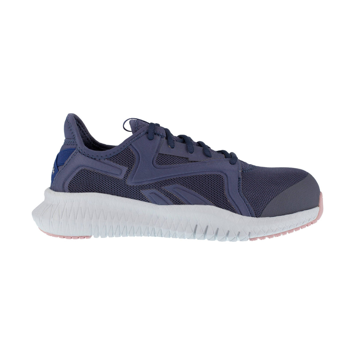 Reebok Work Women’s Flexagon 3.0 Athletic Composite Toe Work Shoes – Blue/Pink