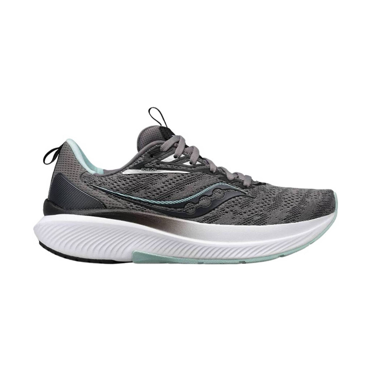 Saucony Women’s Echelon 9 Running Shoe – Charcoal/Ice