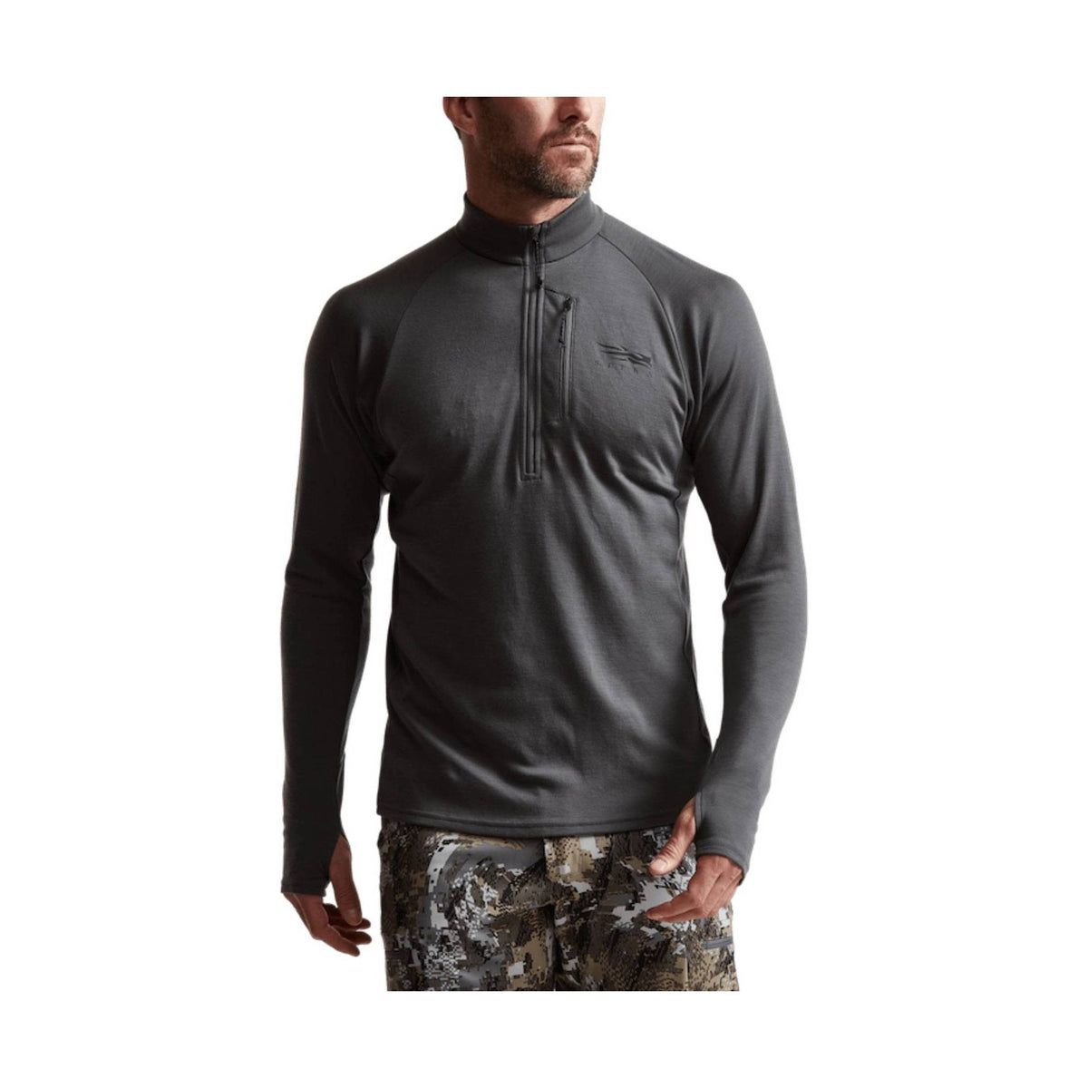 Sitka Men’s Core Merino 220 Half Zip Top – Lead