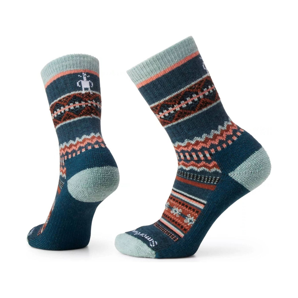 Smartwool Women’s Snowed In Sweater Light Cushion Crew Socks – Twilight Blue – ONLINE STORE CREDIT/EXCHANGE ONLY