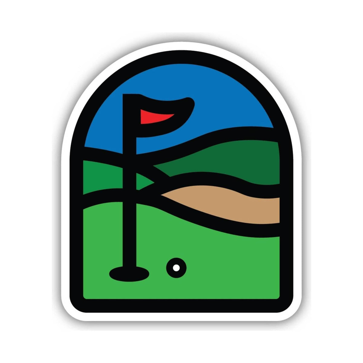 Sticker Northwest Golf Green