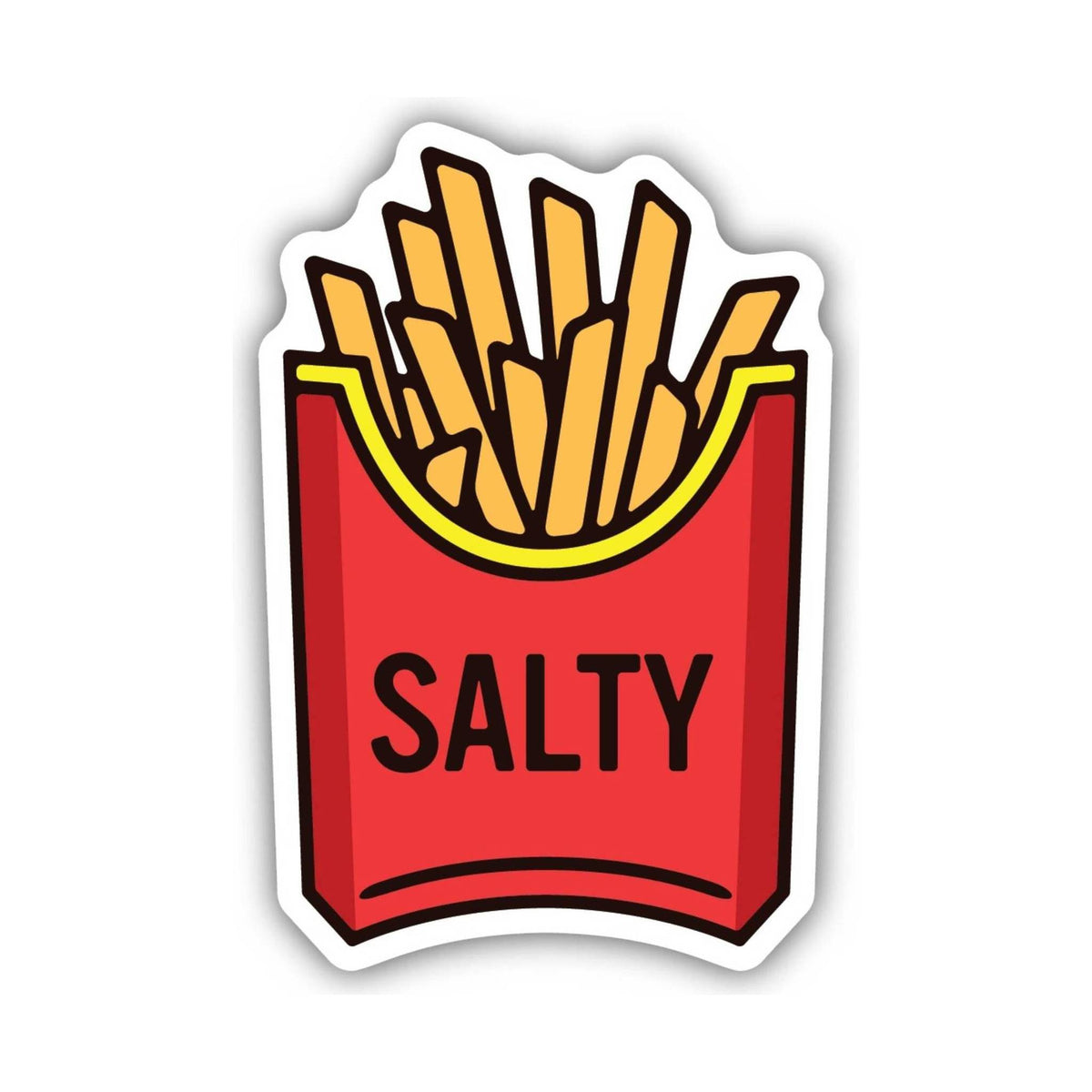 Sticker Northwest Salty French Fries