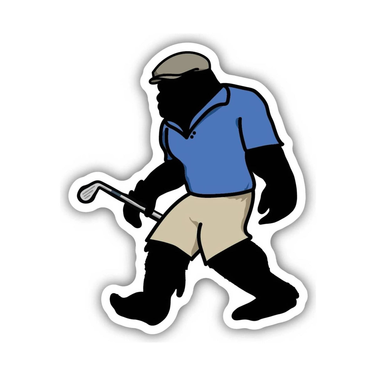 Sticker Northwest Sasquatch Golfer