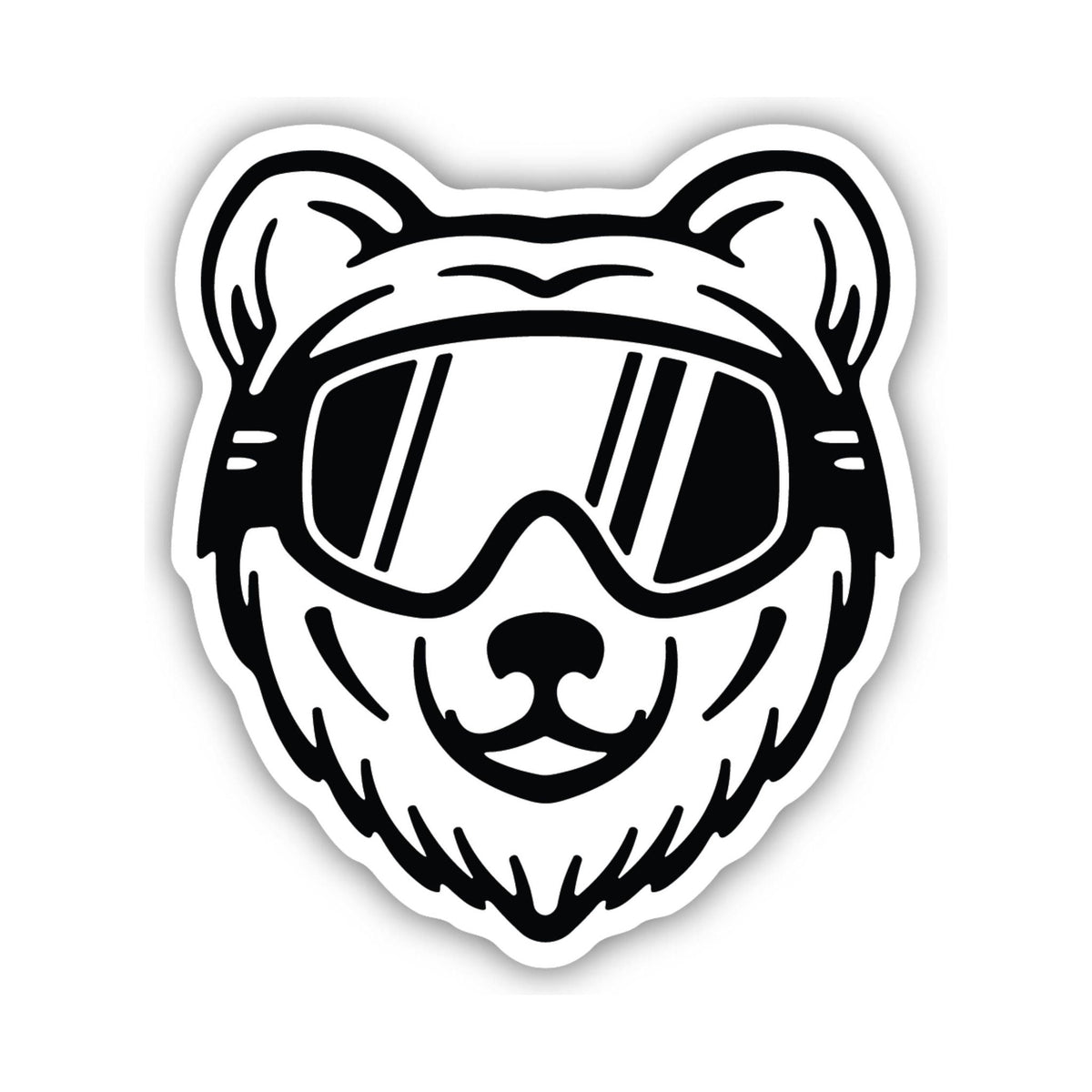 Sticker Northwest Ski Bear