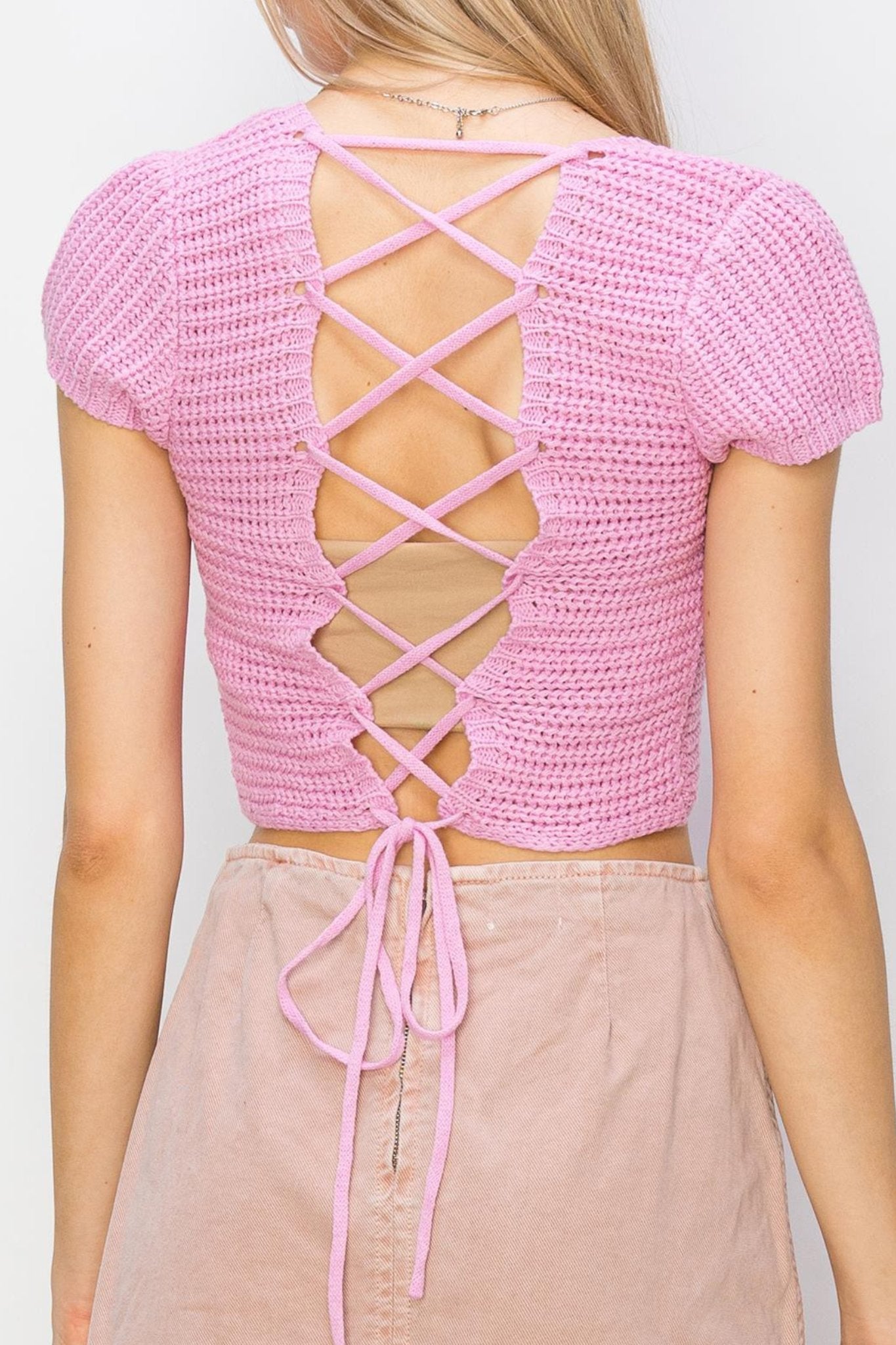 Tied Down Sweater Top