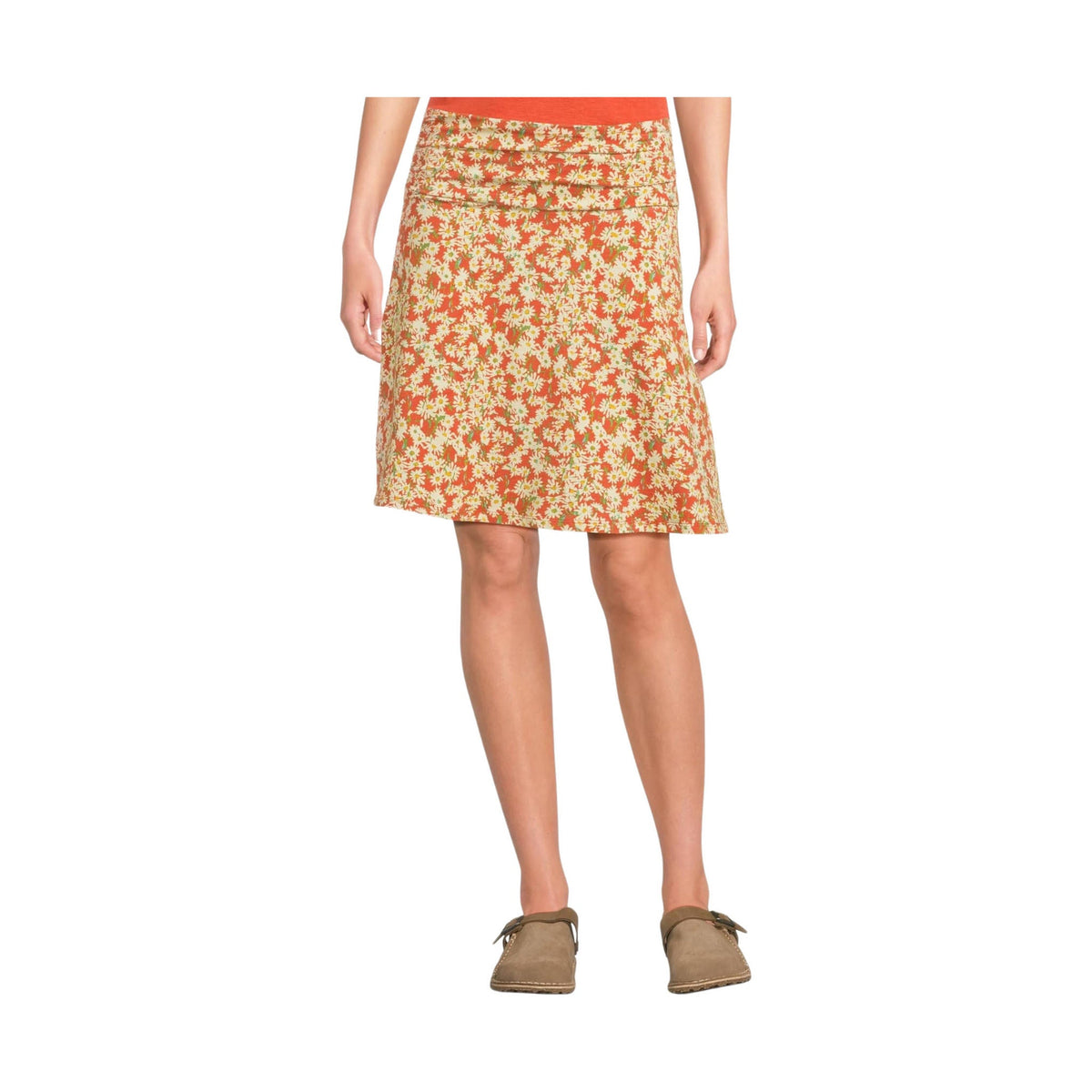 Toad & Co Women’s Chaka Skirt – Mango Daisy Field