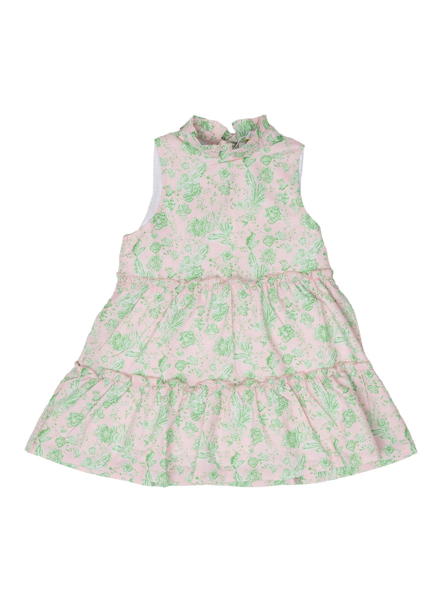 Addison Dress – Pink & Green Chintz