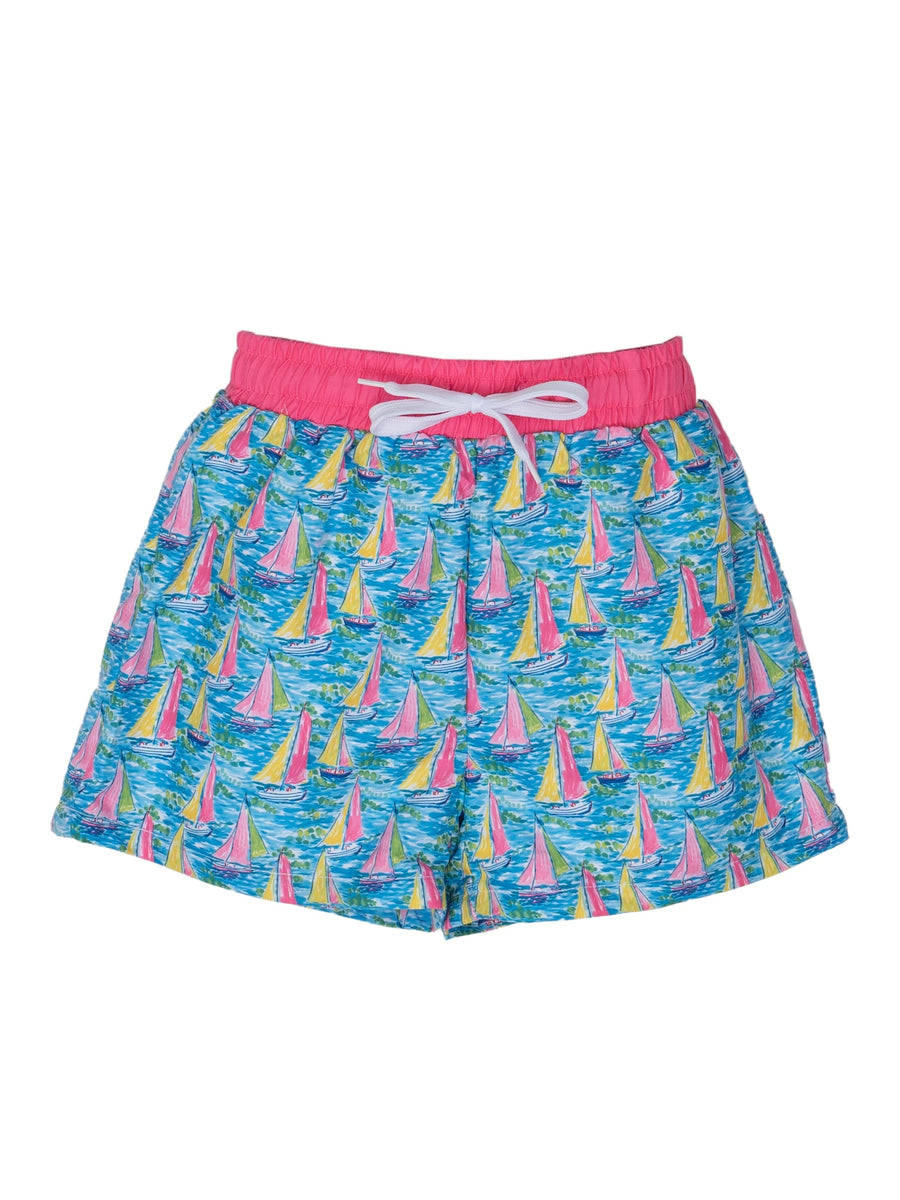 Swim Trunks – Preppy Sailboat