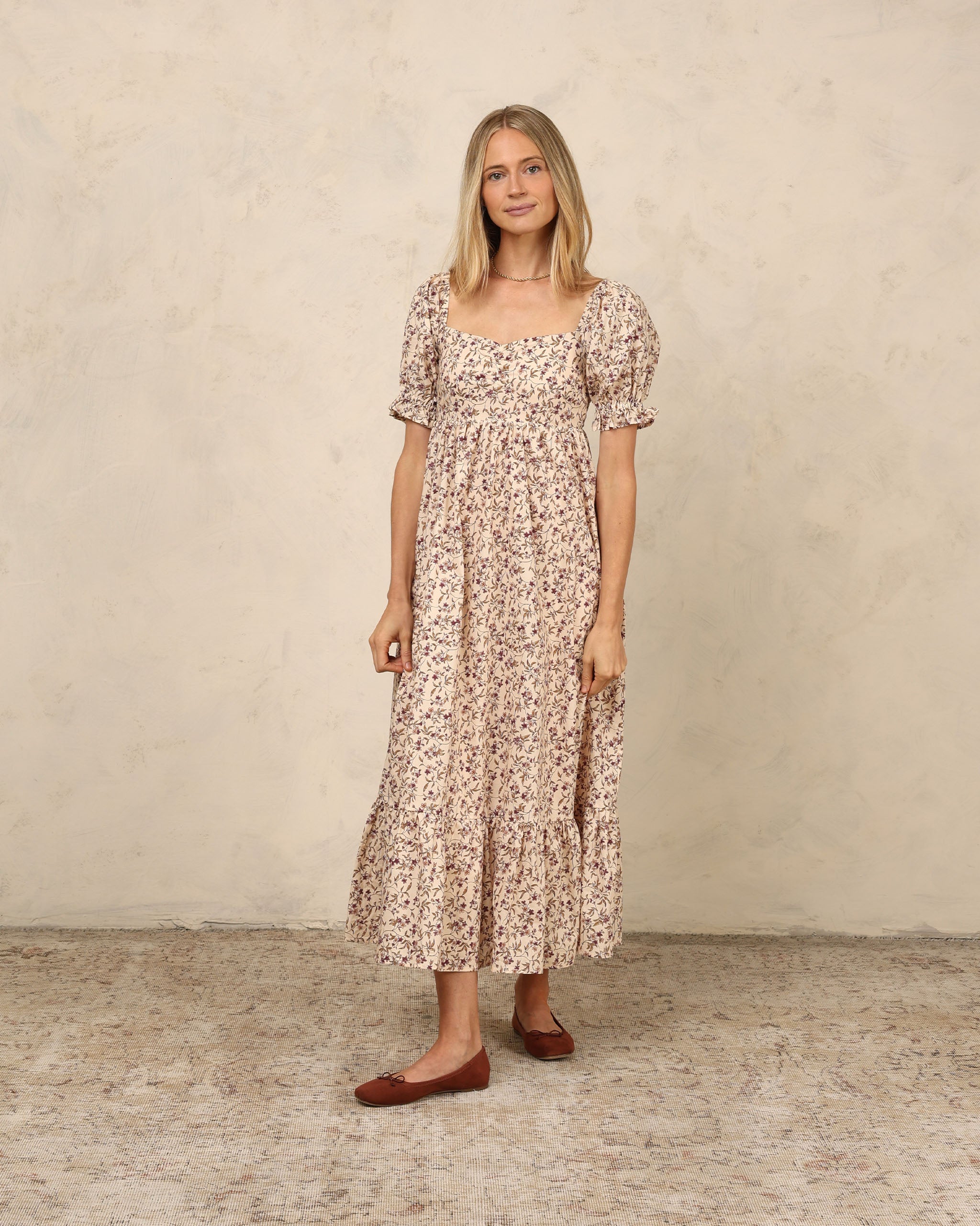 Noralee – Chloe Dress – Fig Floral