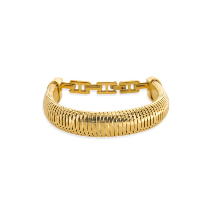 Water Resistant Cobra Ribbed Bracelet