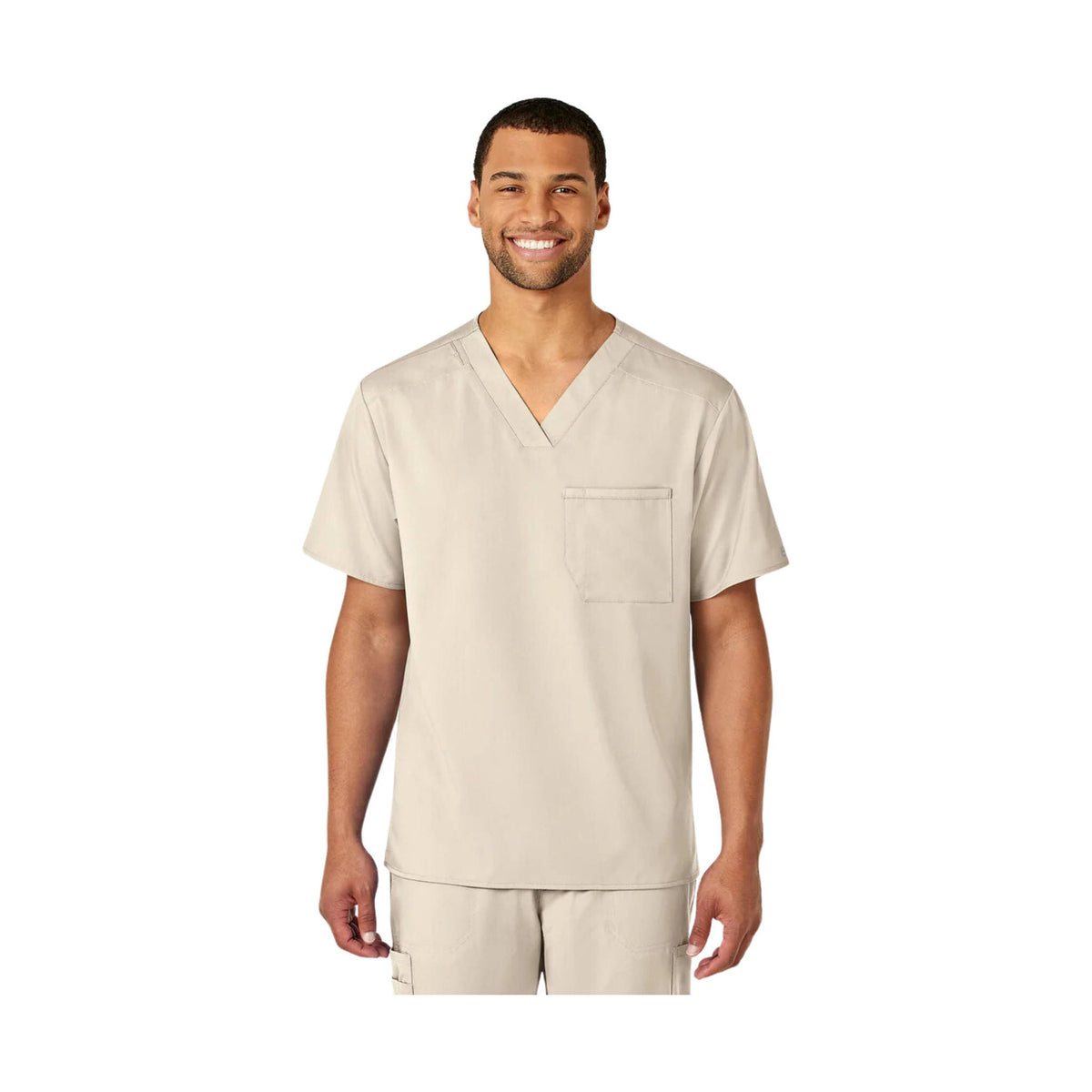 WonderWink Men’s Pro V Neck Scrub Top – Khaki