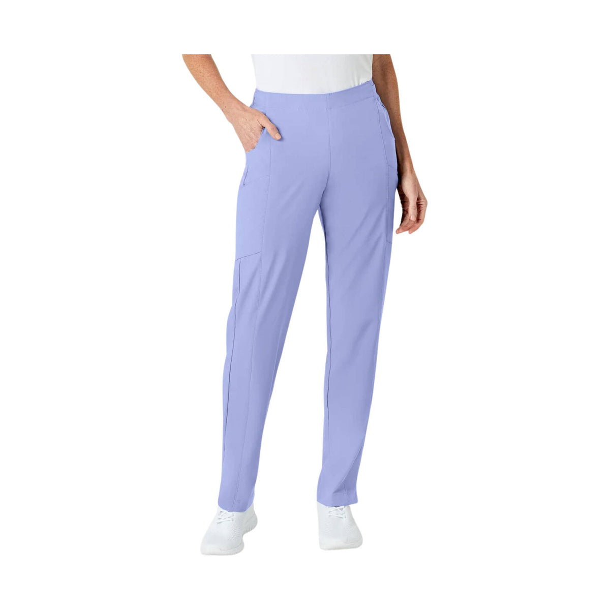 WonderWink Women’s Flat Front Cargo Scrub Pant – Ceil Blue – ONLINE STORE CREDIT/EXCHANGE ONL