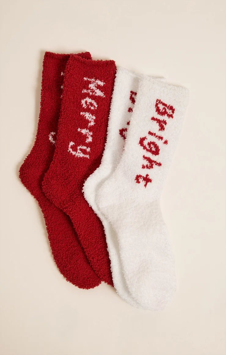 Z Supply: Bright & Merry Socks 2 Pack